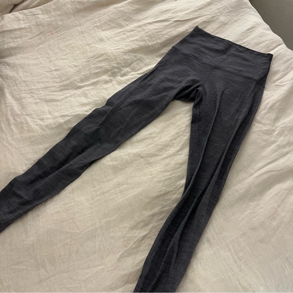 lululemon athletica Gray double layered Leggings